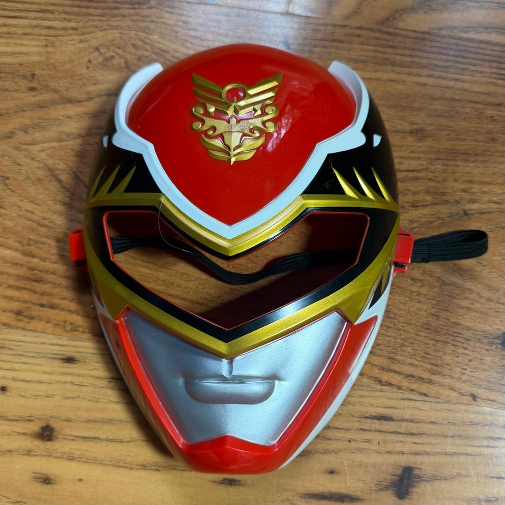 Bandai Power Rangers Megaforce Red Ranger Mask 2012 Costume Accessory Plastic